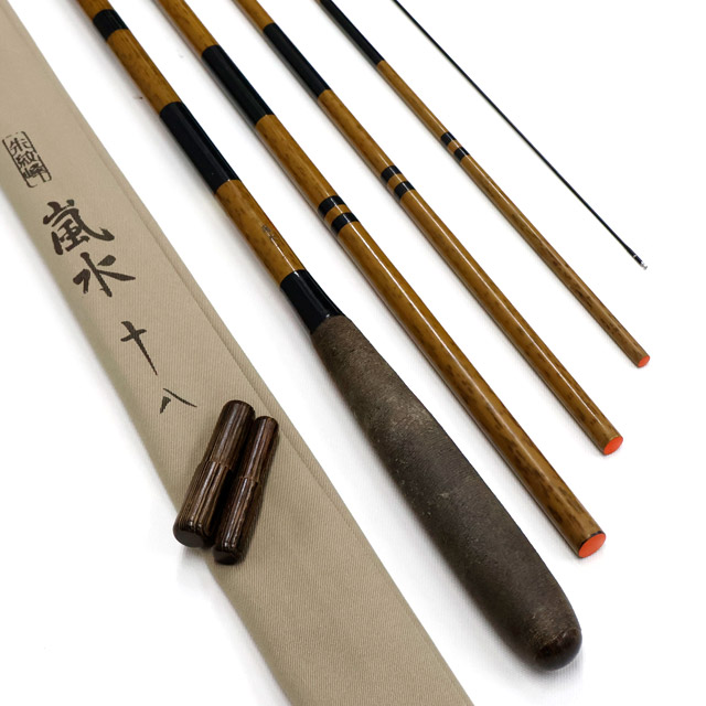 B◇SHIMANO シマノ 朱紋峰 嵐水 十八尺 18尺 5本継 ヘラブナ