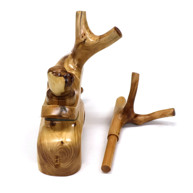 へらぶな釣り 万力 高級黒檀木製品 ﾀﾞｲｼﾝ)大砲万力 黒檀 中（ヘラブナ