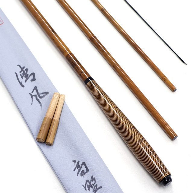 ヘラブナ釣り竿　竿師朴石１６尺竹 ヘラブナ釣り竿 竿師朴石16尺竹
